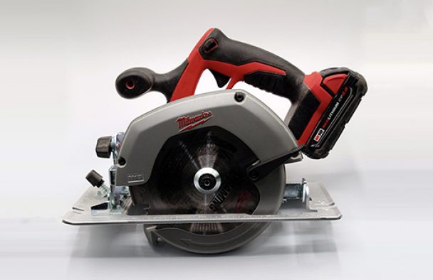 a handheld power saw.
